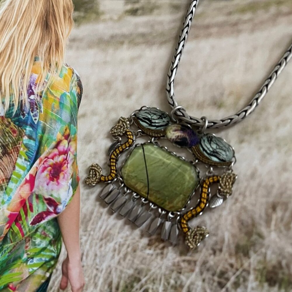 AYALA BAR Fields of Gold Collection Diana Necklace is New with Box! Multicolored - Picture 8 of 10
